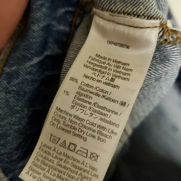 MADEWELL The Perfect Vintage Patch Pocket Wide Leg Jeans Sz 32P - Picture 12 of 12